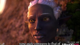 Fantasy animaiton porn with hot 3D elves and monsters