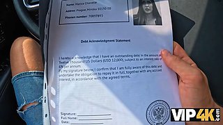 Vip4k. her debts are past due, but her vagina isn't