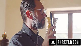 Horny Virgin Teen 18+ Penelope Kay Seduces Pervert Priest To Fuck Her Ass 17 Min
