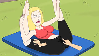 Rick and Morty - a Way Back Home - Sex Scene Only - Part 37 Beth Yoga Masturbation by Loveskysanx