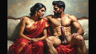 Indian aunty threesome fuck