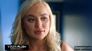 Deeper. Gorgeous Curvy Blonde Blake Blossom Takes A Huge BBC