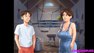 Steamy animated adventures with the landlady and the neighbors' wife