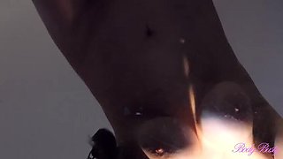 Hot MILF Striptease with Big Natural Tits - Curvy BBW Wife in 4K