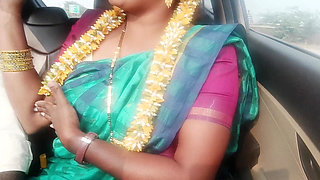 Step Dad Daughter in Law Car Sex, Telugu Dirty Talks, Part -1