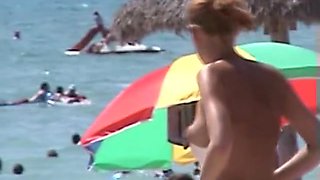 Nudist beach is full of seductive naked women