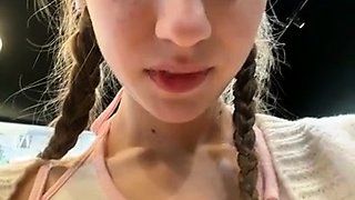 Hot amateur naked teen toys her pussy