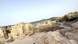 Sex On The Beach - I Found This Italian Pussy In Ibiza Beach