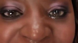 Horny Black 20yo Takes Over the Bukkake Party - Covered in Cum & Begging for More