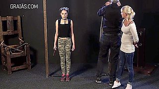 Life With Dr Lomp - Rough Boob Punishment With Whipping And Nailing