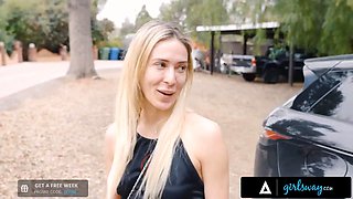 Girlsway - spunky stunners lustfully play with each other