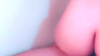 A Horny Twenty-year-old Lioness with Her Lover Rides His Cock, He Bounces Her Hard, She Shivers and Comes on Top of Him While Sh