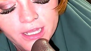 Redhead SSBBW Julie Unleashes Intense POV Blowjob on Mike
