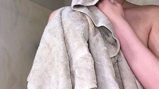 Small titted brunette amateur anal nailed at home