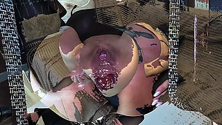 Crazywifeslut Extreme Anal Destruction BBC Dildo Strapon