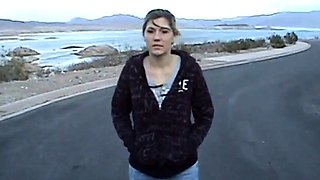 Public teen slut sucking