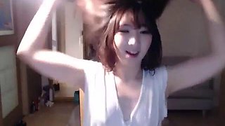 Horny Asian babe shows her body