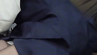 I Got Cum From Cunnilingus on All Fours. a Neat and Clean Schoolgirl in a Uniform Sucks Cock. Cowgirl Creampie on the Sofa.