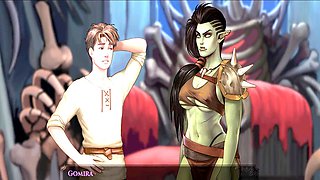 Cartoon fantasy with a legendary twist and a happy ending