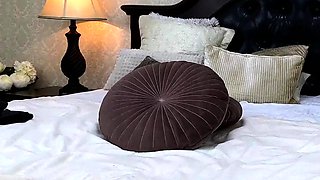 Chubby Brunette Big Boobs Dildo Masturbation