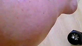 Hard Tapping on the Wooden Floor with Clear Heels