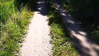 Bouncy Tits Outdoor Slapping & Public Sex Punishment