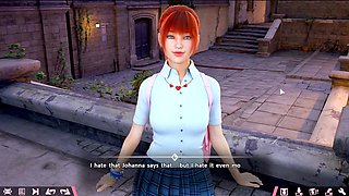 Female orgasm, animation sex, big boobs moms
