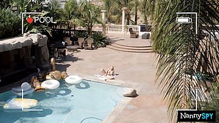 Slutty Nanny Begs Toe Keep Her Job With A Mouthful Of Cock