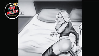 Thanks to surveillance cameras, she discovers that her boyfriend is cheating on her with her stepsister