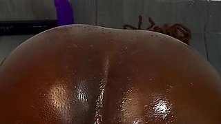 This Fuck Machine Dumped a Huge Cum Load in My Pussy and Made Me Squirt Twice