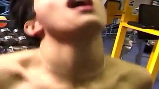 Cline de Bara in the gym 1999 ft. Cline Bara: Blowjob, Babe  Cowgirl Porn