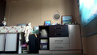 Sexy MILF in New Stocking and Lingerie -tease and Strip
