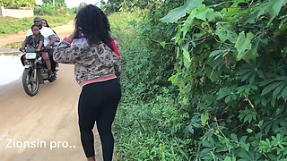 African Lesbian Lover Outdoor Play