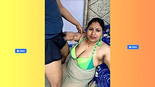 Indian couple's amateur sex session featuring Desi Randi Biwi and Your Wife Riya