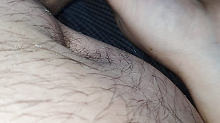 Step mom handjob step son dick making him hard for her pussy