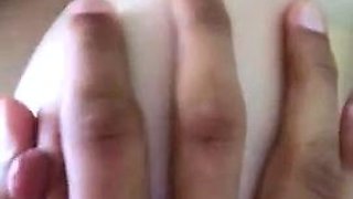 Blonde with Big Boobs Gives Blowjob to Her Dildo on Liv more