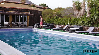 Girl In The Swimming Pool