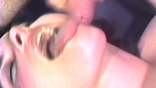 Busty German Babe Got Cum on Her Face in Amateur Session