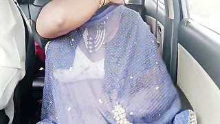 Car Sex, Telugu Dirty Talks, Silk Aunty With Hyd Driver Crezy Romantic Journey