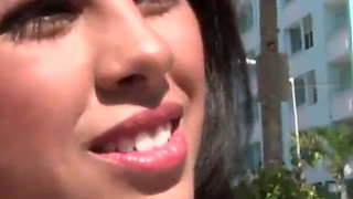 Small titted Latina babe gets pounded by BBC