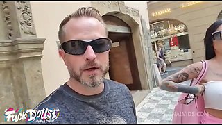 Busty Inked Bombshell Barbie Esm Rough Ass Destruction, Deepthroat