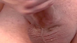 A Close up Cum Shower - Handjob Cumshot