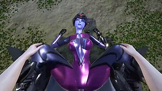 Point of view with Widowmaker featuring Alangort and her big ass action
