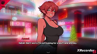 Naughty Student Azazel Blows Her Professor At the Mall!
