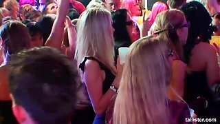 Cutest babes and the erotic dancing in the secret nightclub