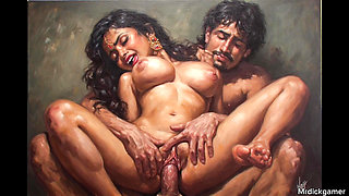 Aunty wants her pussy licked and banged by her son's friend
