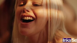 Latina babes from Brazil stand in line to get fucked by this stud