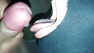 Delicious Cuckold Kiss, Tame Cuckold Takes Milk Together with Wife