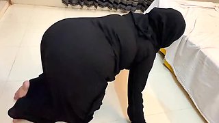 Hot Muslim Maid Stuck Under Bed Begs For Anal Fuck From Owner - Aria Mia Big Ass Doggy Style