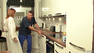 Mom Humped In Kitchen - Hard sex